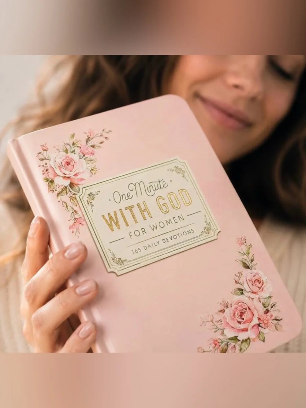 One Minute With God for Women - Pink Floral Devotional